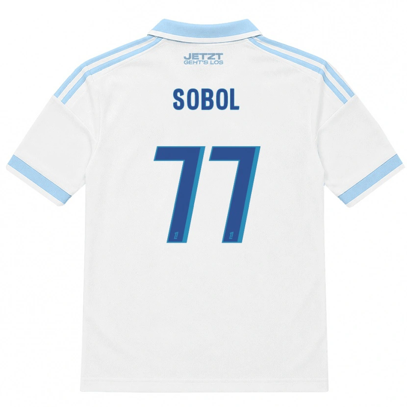 Danxen Herren Eduard Sobol #77 Hellblau Weiß Rot Auswärtstrikot Trikot 2026/27 T-Shirt Schweiz