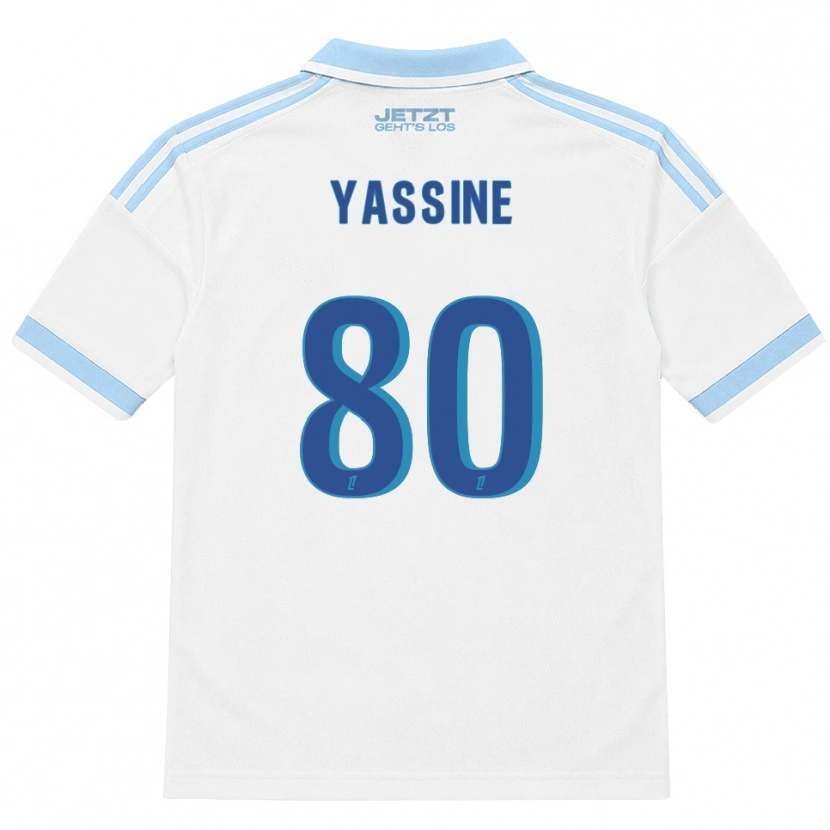 Danxen Herren Gessime Yassine #80 Hellblau Weiß Rot Auswärtstrikot Trikot 2026/27 T-Shirt Schweiz