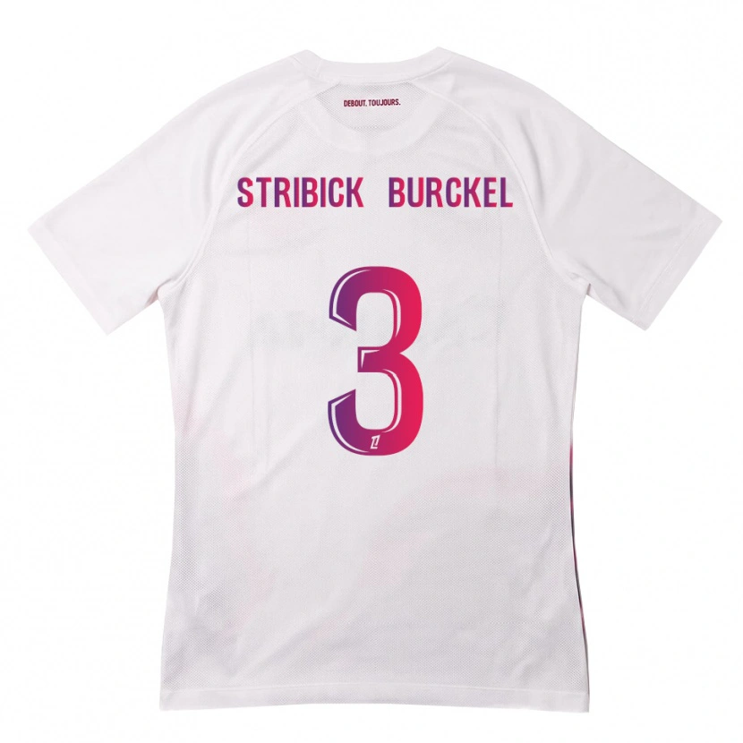 Danxen Herren Laetitia Stribick-Burckel #3 Weiß Pink Lila Auswärtstrikot Trikot 2026/27 T-Shirt Schweiz