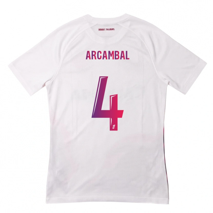 Danxen Herren Anais Arcambal #4 Weiß Pink Lila Auswärtstrikot Trikot 2026/27 T-Shirt Schweiz