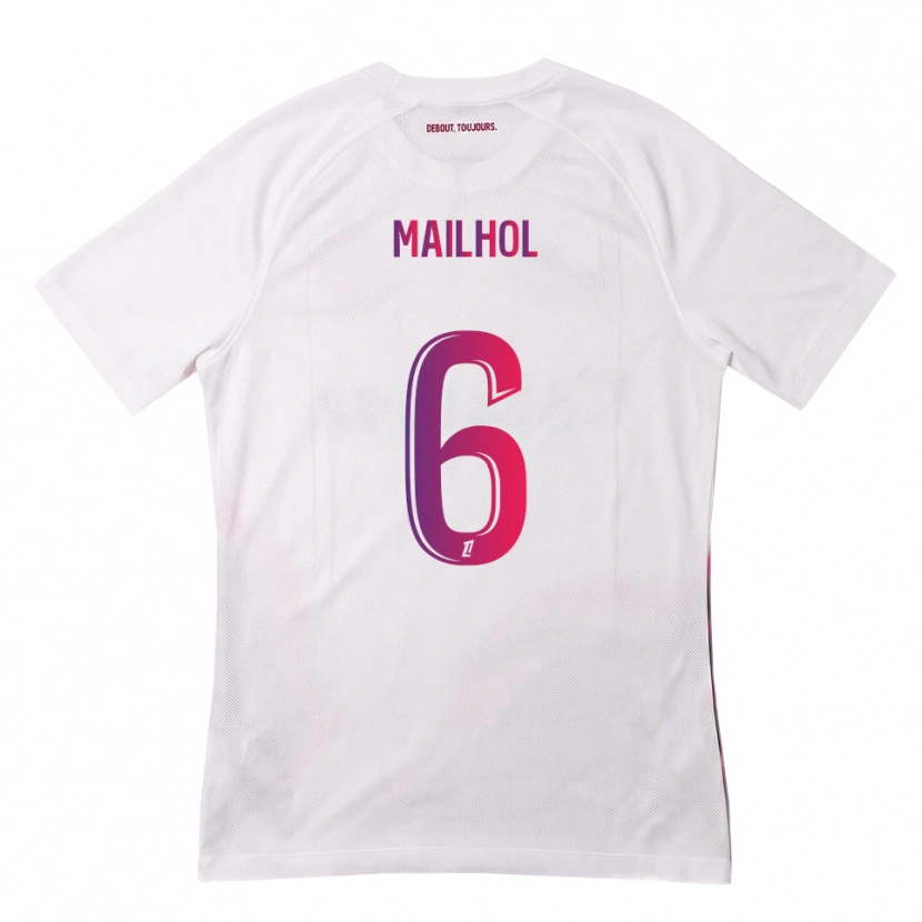 Danxen Herren Luca Mailhol #6 Weiß Pink Lila Auswärtstrikot Trikot 2026/27 T-Shirt Schweiz