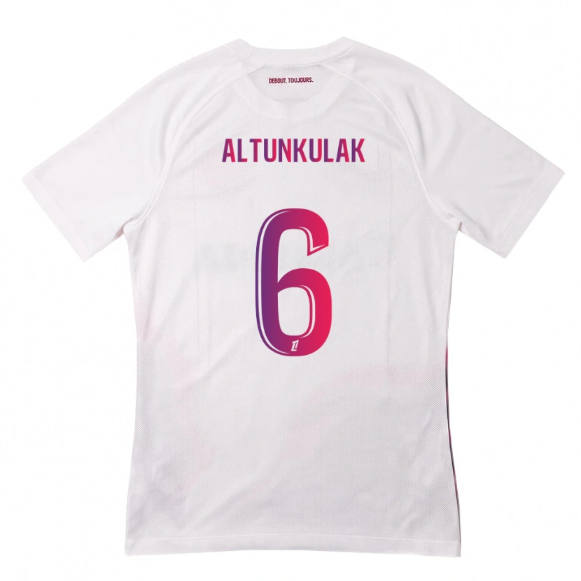 Danxen Herren Selen Altunkulak #6 Weiß Pink Lila Auswärtstrikot Trikot 2026/27 T-Shirt Schweiz