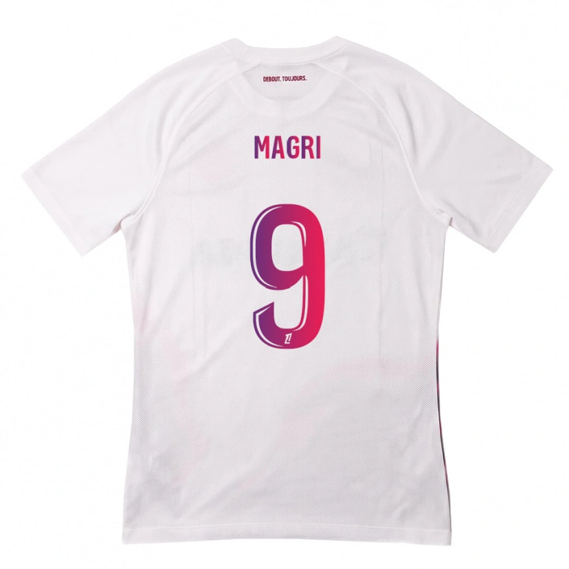 Danxen Herren Frank Magri #9 Weiß Pink Lila Auswärtstrikot Trikot 2026/27 T-Shirt Schweiz