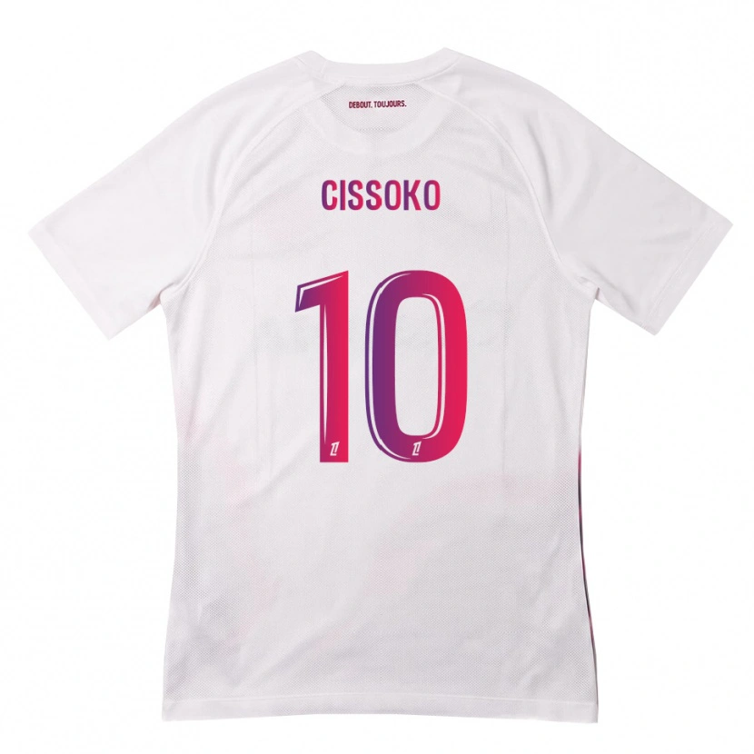 Danxen Herren Ibrahim Cissoko #10 Weiß Pink Lila Auswärtstrikot Trikot 2026/27 T-Shirt Schweiz