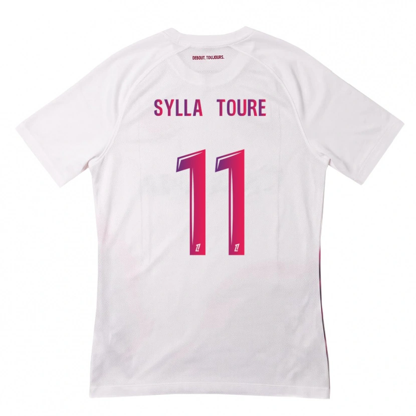 Danxen Herren Ismael Sylla Touré #11 Weiß Pink Lila Auswärtstrikot Trikot 2026/27 T-Shirt Schweiz