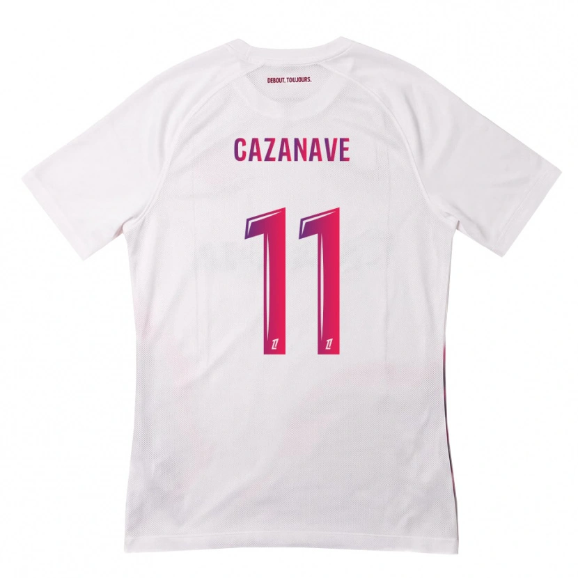 Danxen Herren Julie Cazanave #11 Weiß Pink Lila Auswärtstrikot Trikot 2026/27 T-Shirt Schweiz