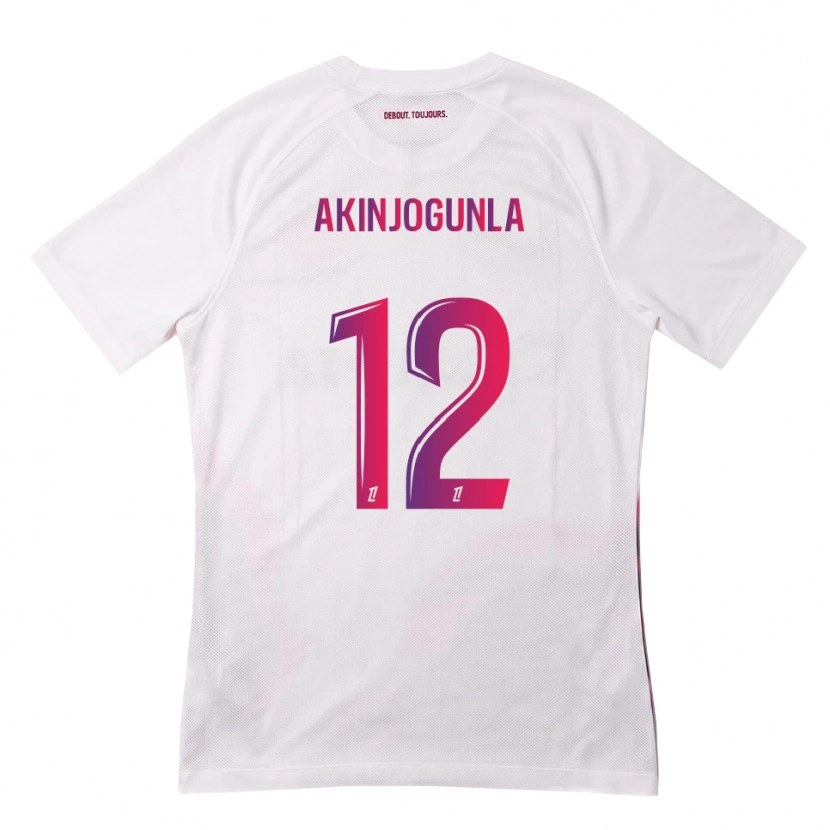 Danxen Herren Michaël Akinjogunla #12 Weiß Pink Lila Auswärtstrikot Trikot 2026/27 T-Shirt Schweiz