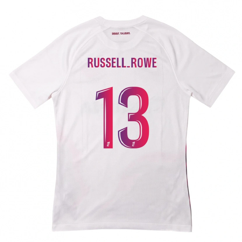 Danxen Herren Jacen Russell-Rowe #13 Weiß Pink Lila Auswärtstrikot Trikot 2026/27 T-Shirt Schweiz