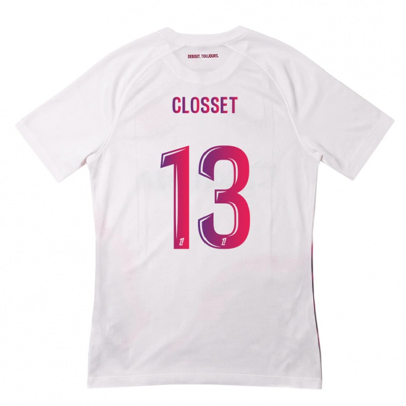 Danxen Herren Océane Closset #13 Weiß Pink Lila Auswärtstrikot Trikot 2026/27 T-Shirt Schweiz