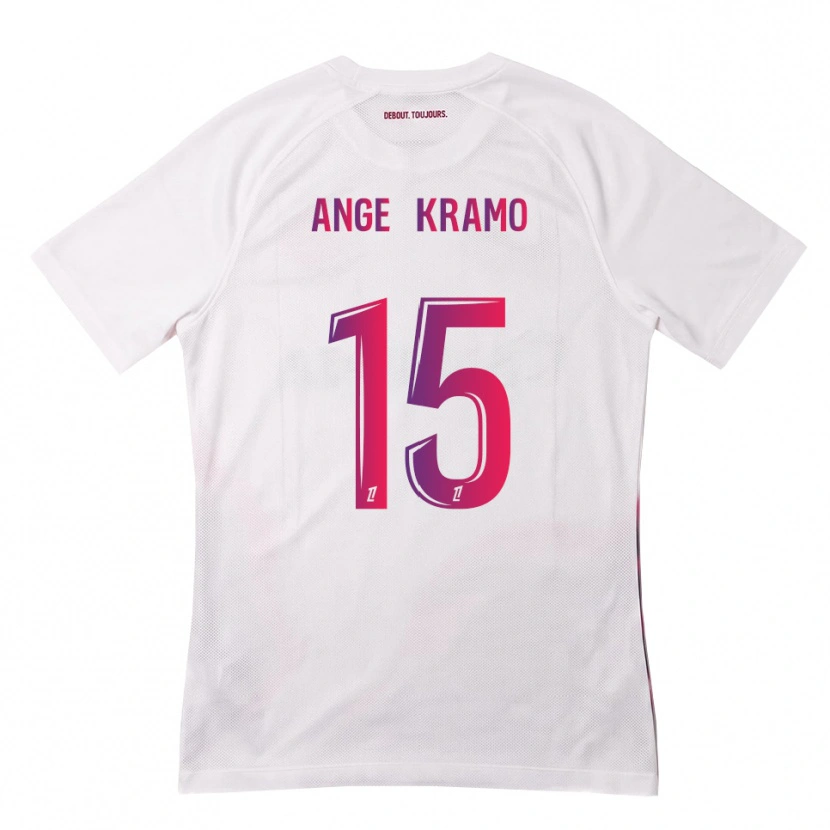 Danxen Herren Marie Ange Kramo #15 Weiß Pink Lila Auswärtstrikot Trikot 2026/27 T-Shirt Schweiz