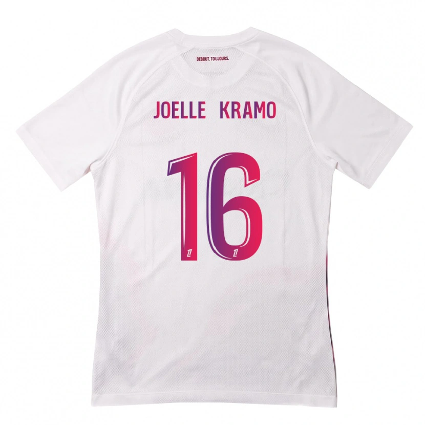 Danxen Herren Marie Joelle Kramo #16 Weiß Pink Lila Auswärtstrikot Trikot 2026/27 T-Shirt Schweiz
