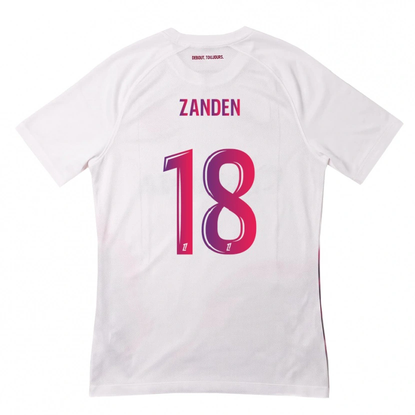 Danxen Herren Oliver Zandén #18 Weiß Pink Lila Auswärtstrikot Trikot 2026/27 T-Shirt Schweiz
