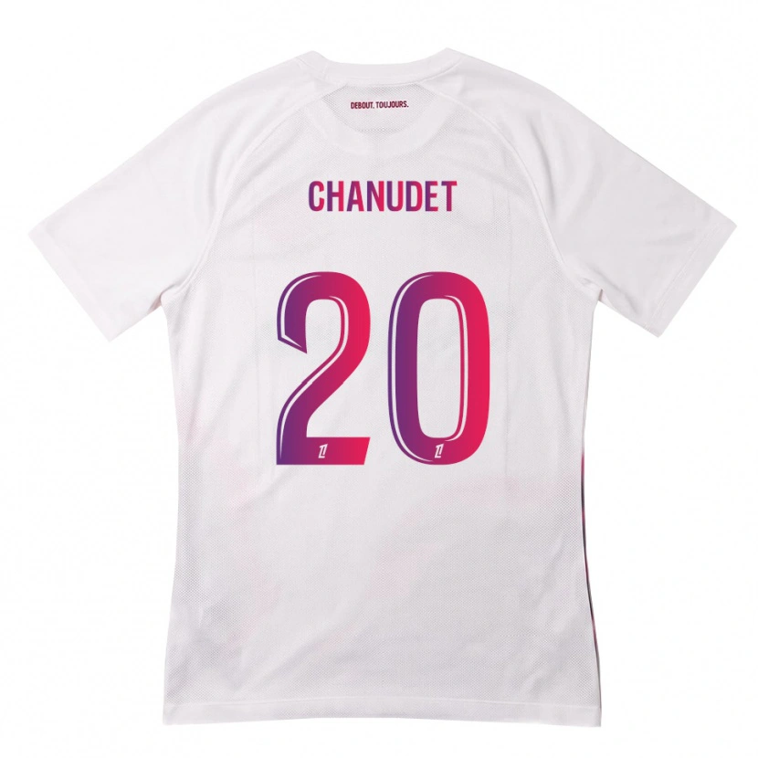 Danxen Herren Coralie Chanudet #20 Weiß Pink Lila Auswärtstrikot Trikot 2026/27 T-Shirt Schweiz