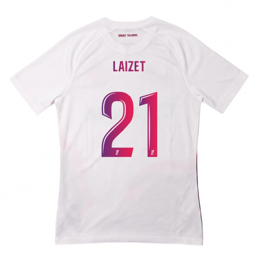 Danxen Herren Emma Laizet #21 Weiß Pink Lila Auswärtstrikot Trikot 2026/27 T-Shirt Schweiz