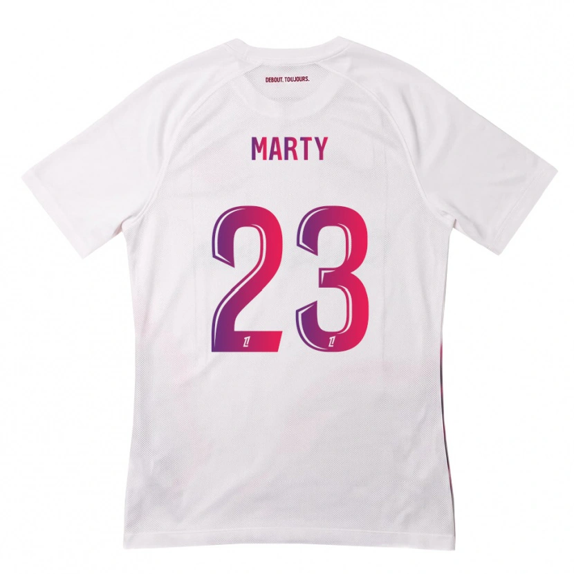 Danxen Herren Chloé Marty #23 Weiß Pink Lila Auswärtstrikot Trikot 2026/27 T-Shirt Schweiz