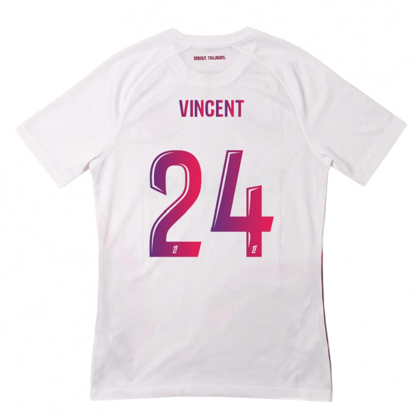 Danxen Herren Magalie Vincent #24 Weiß Pink Lila Auswärtstrikot Trikot 2026/27 T-Shirt Schweiz