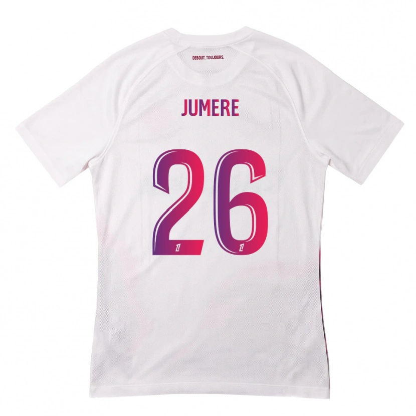 Danxen Herren Lou Jumere Seignou #26 Weiß Pink Lila Auswärtstrikot Trikot 2026/27 T-Shirt Schweiz