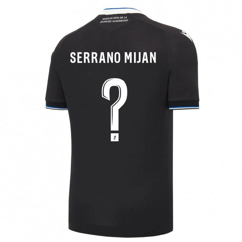 Danxen Herren Joye Serrano Mijan #0 Schwarz Blau Weiß Auswärtstrikot Trikot 2026/27 T-Shirt Schweiz