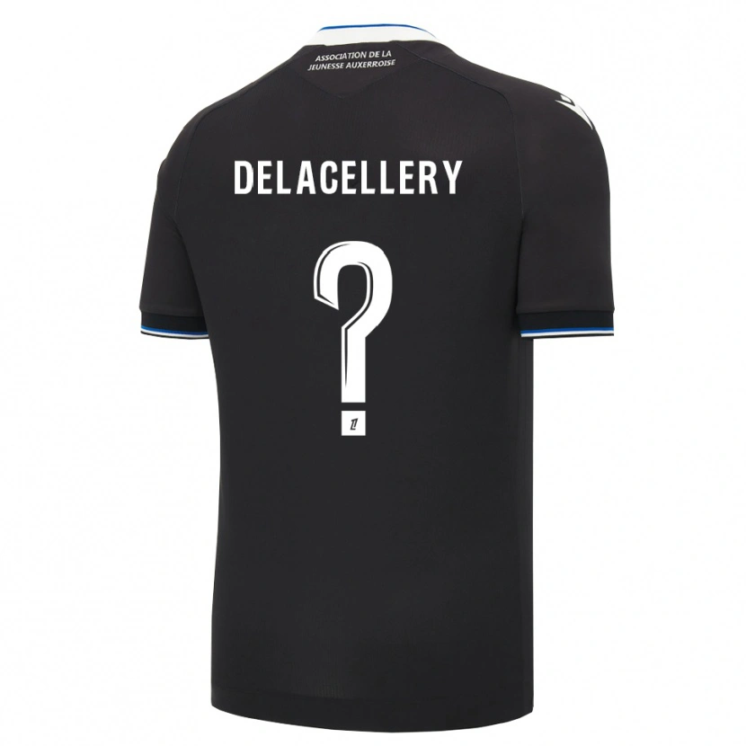 Danxen Herren Coralie Delacellery #0 Schwarz Blau Weiß Auswärtstrikot Trikot 2026/27 T-Shirt Schweiz