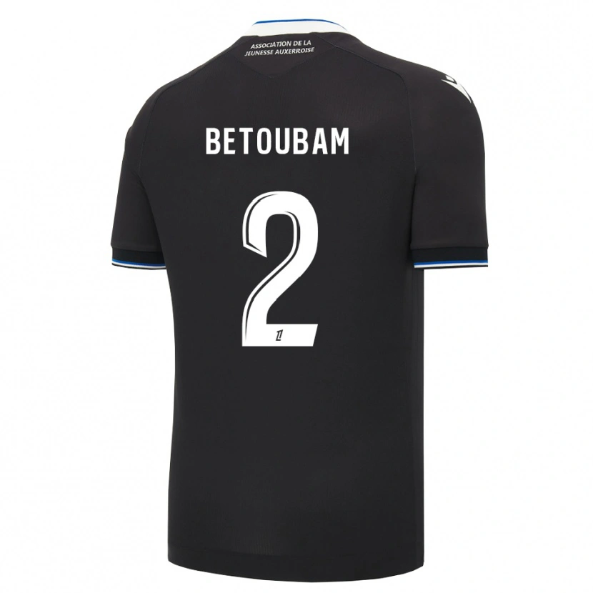 Danxen Herren Clément Betoubam #2 Schwarz Blau Weiß Auswärtstrikot Trikot 2026/27 T-Shirt Schweiz