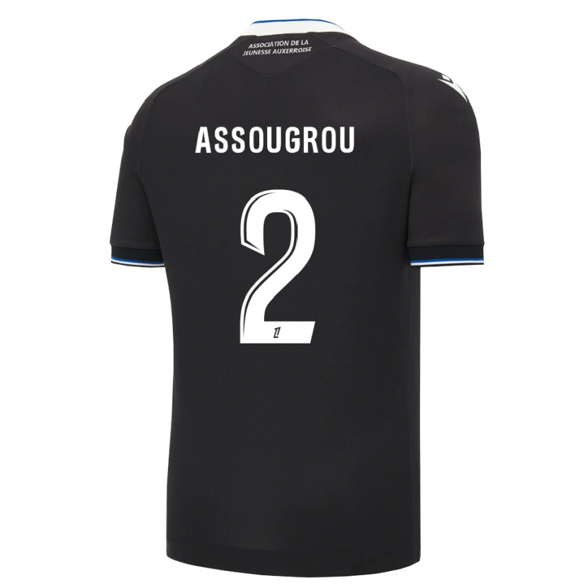 Danxen Herren Kiliane Assougrou #2 Schwarz Blau Weiß Auswärtstrikot Trikot 2026/27 T-Shirt Schweiz
