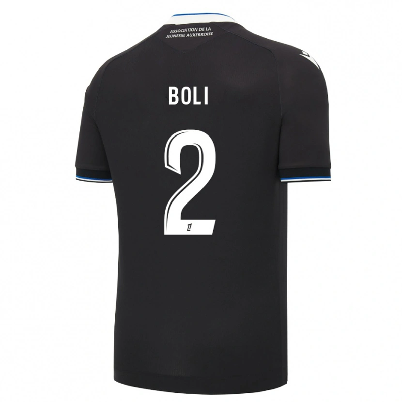 Danxen Herren Franck Boli #2 Schwarz Blau Weiß Auswärtstrikot Trikot 2026/27 T-Shirt Schweiz