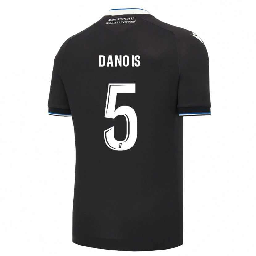 Danxen Herren Kévin Danois #5 Schwarz Blau Weiß Auswärtstrikot Trikot 2026/27 T-Shirt Schweiz