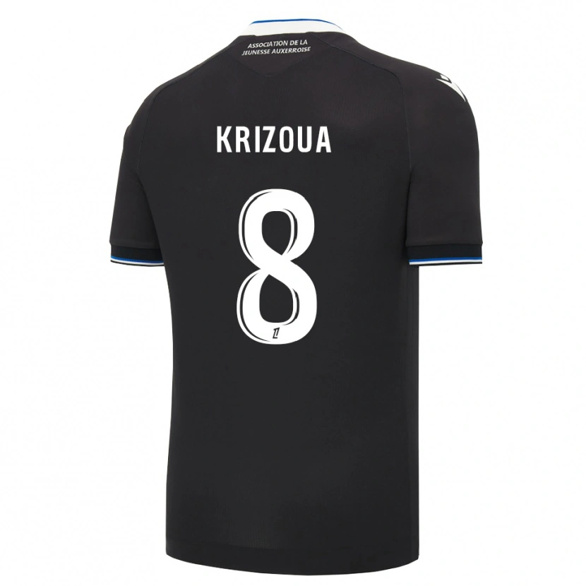Danxen Herren Alvin Krizoua #8 Schwarz Blau Weiß Auswärtstrikot Trikot 2026/27 T-Shirt Schweiz