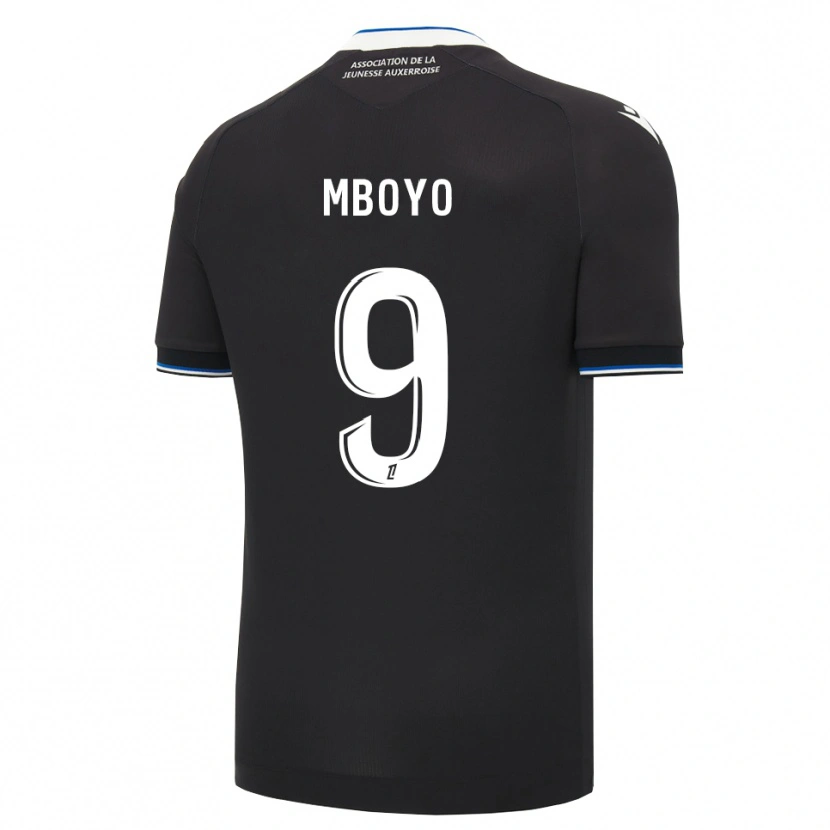 Danxen Herren Andy Mboyo #9 Schwarz Blau Weiß Auswärtstrikot Trikot 2026/27 T-Shirt Schweiz