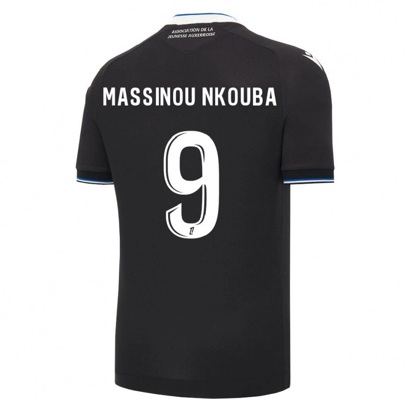 Danxen Herren Pierre Massinou Nkouba #9 Schwarz Blau Weiß Auswärtstrikot Trikot 2026/27 T-Shirt Schweiz