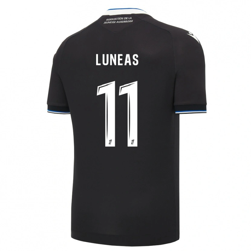 Danxen Herren Rithler Luneas #11 Schwarz Blau Weiß Auswärtstrikot Trikot 2026/27 T-Shirt Schweiz
