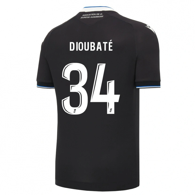 Danxen Herren Lamfia Dioubaté #34 Schwarz Blau Weiß Auswärtstrikot Trikot 2026/27 T-Shirt Schweiz