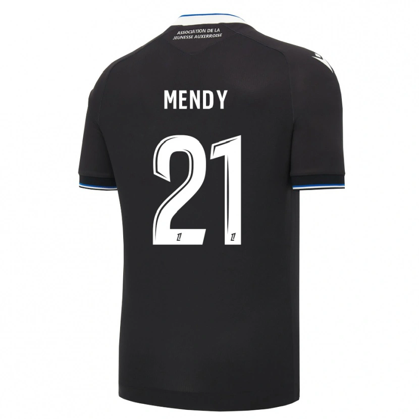 Danxen Herren Tony Mendy #21 Schwarz Blau Weiß Auswärtstrikot Trikot 2026/27 T-Shirt Schweiz