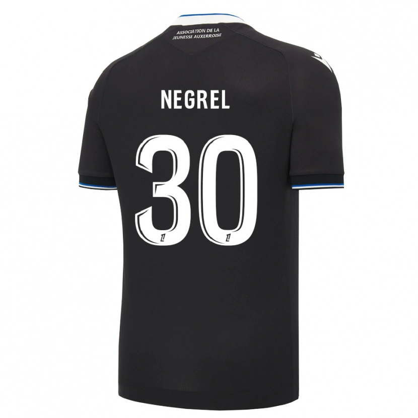Danxen Herren Tom Negrel #30 Schwarz Blau Weiß Auswärtstrikot Trikot 2026/27 T-Shirt Schweiz