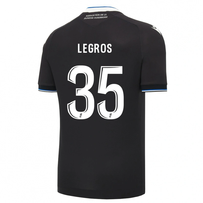 Danxen Herren Elikya Legros #35 Schwarz Blau Weiß Auswärtstrikot Trikot 2026/27 T-Shirt Schweiz