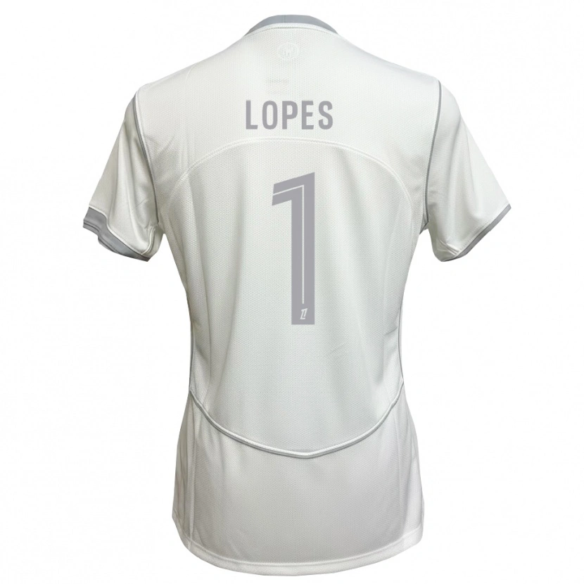 Danxen Herren Anthony Lopes #1 Weiß Grau Auswärtstrikot Trikot 2026/27 T-Shirt Schweiz