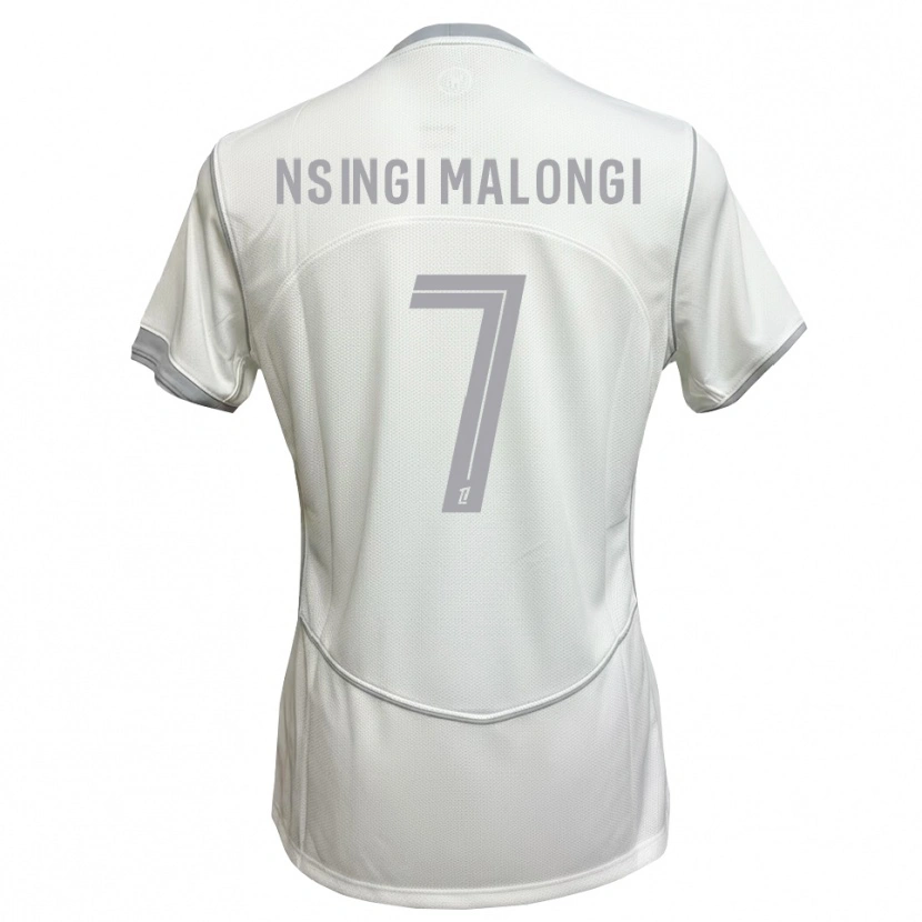Danxen Herren Rodrigue Nsingi Malongi #7 Weiß Grau Auswärtstrikot Trikot 2026/27 T-Shirt Schweiz