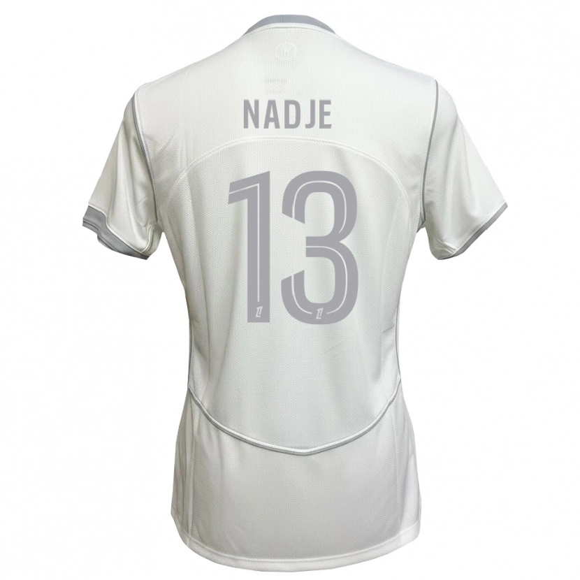 Danxen Herren Guédé Nadje #13 Weiß Grau Auswärtstrikot Trikot 2026/27 T-Shirt Schweiz