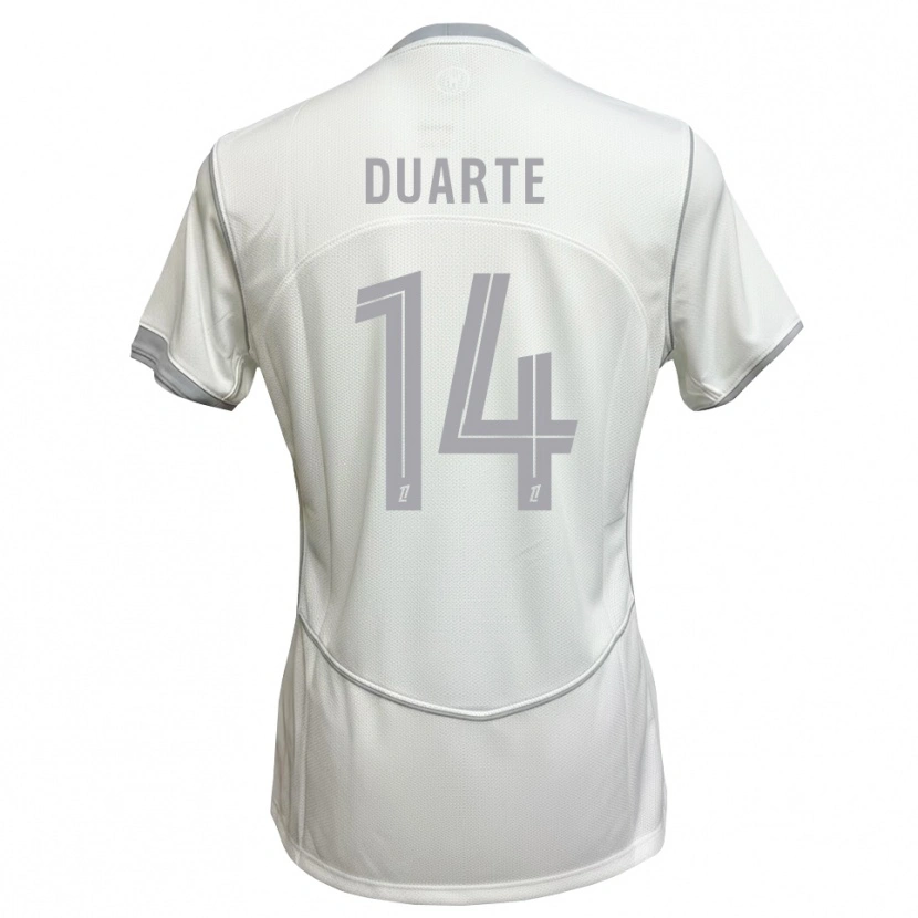 Danxen Herren Luis Duarte #14 Weiß Grau Auswärtstrikot Trikot 2026/27 T-Shirt Schweiz