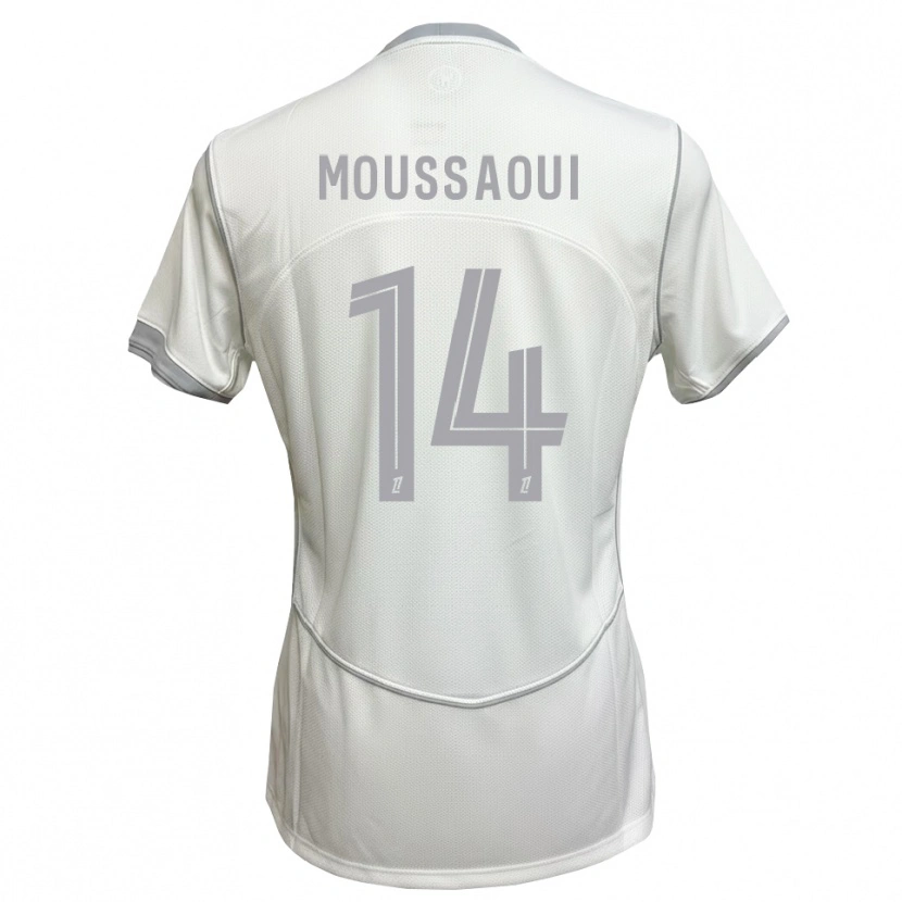 Danxen Herren Amine Moussaoui #14 Weiß Grau Auswärtstrikot Trikot 2026/27 T-Shirt Schweiz