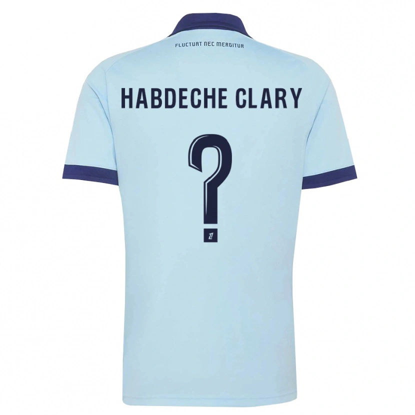 Danxen Herren Yanis Habdeche Clary #0 Kornblumenblau Schwarz Auswärtstrikot Trikot 2026/27 T-Shirt Schweiz