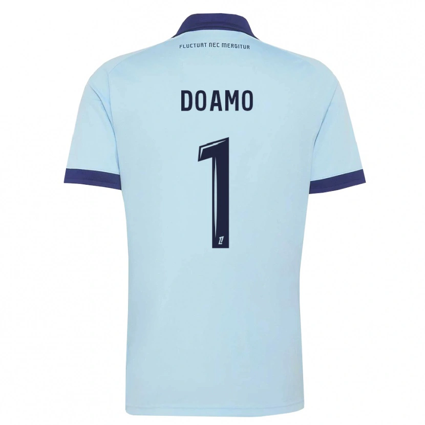 Danxen Herren Isaac Doamo #1 Kornblumenblau Schwarz Auswärtstrikot Trikot 2026/27 T-Shirt Schweiz