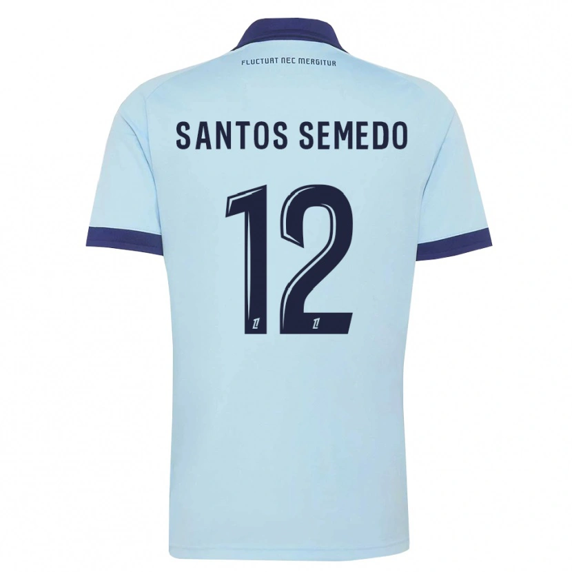Danxen Herren Ilyes Dos Santos Semedo #12 Kornblumenblau Schwarz Auswärtstrikot Trikot 2026/27 T-Shirt Schweiz