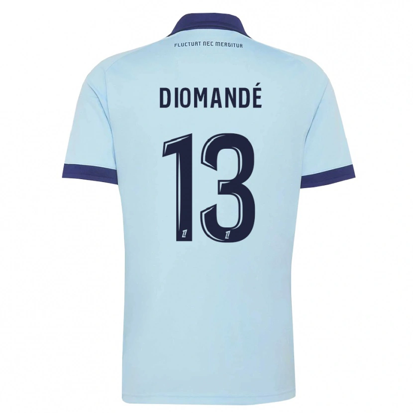 Danxen Herren Vassancy Diomandé #13 Kornblumenblau Schwarz Auswärtstrikot Trikot 2026/27 T-Shirt Schweiz