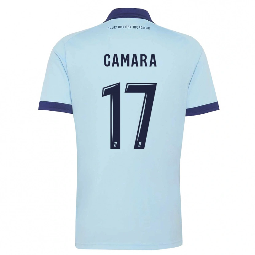 Danxen Herren Adama Camara #17 Kornblumenblau Schwarz Auswärtstrikot Trikot 2026/27 T-Shirt Schweiz