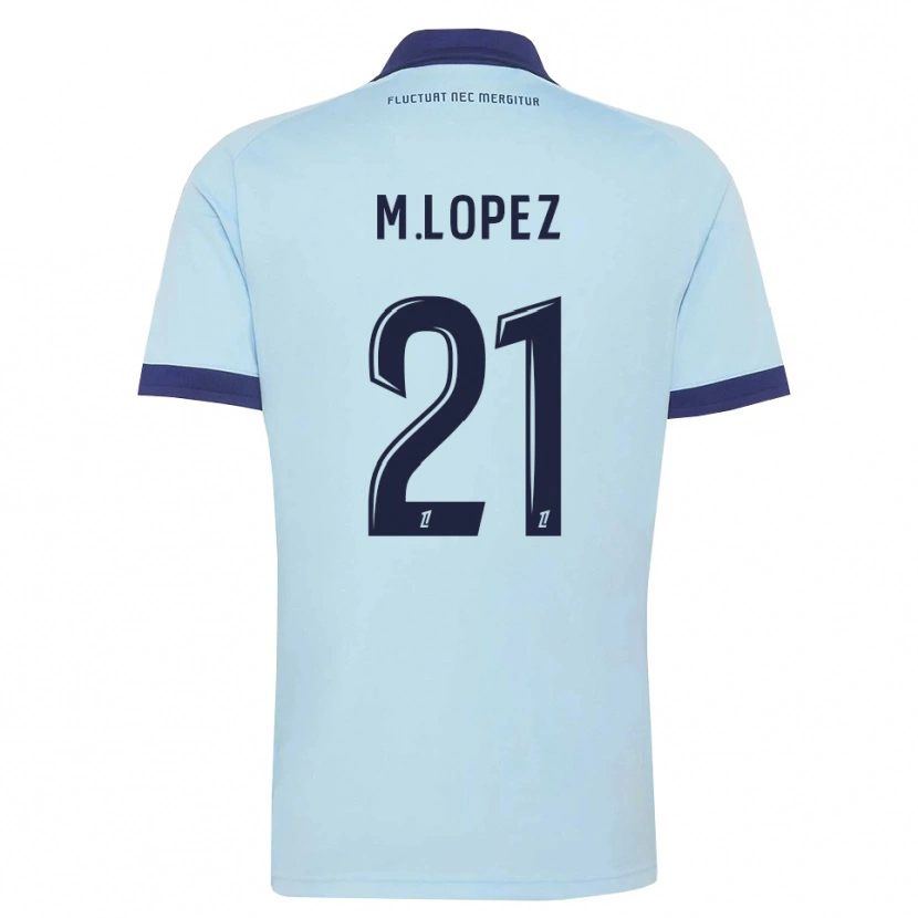 Danxen Herren Maxime Lopez #21 Kornblumenblau Schwarz Auswärtstrikot Trikot 2026/27 T-Shirt Schweiz