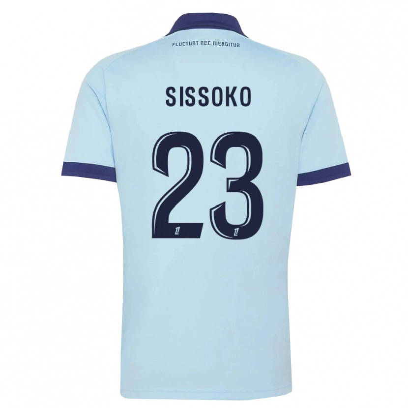 Danxen Herren Teninsoun Sissoko #23 Kornblumenblau Schwarz Auswärtstrikot Trikot 2026/27 T-Shirt Schweiz