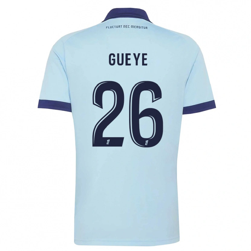 Danxen Herren Lamine Gueye #26 Kornblumenblau Schwarz Auswärtstrikot Trikot 2026/27 T-Shirt Schweiz