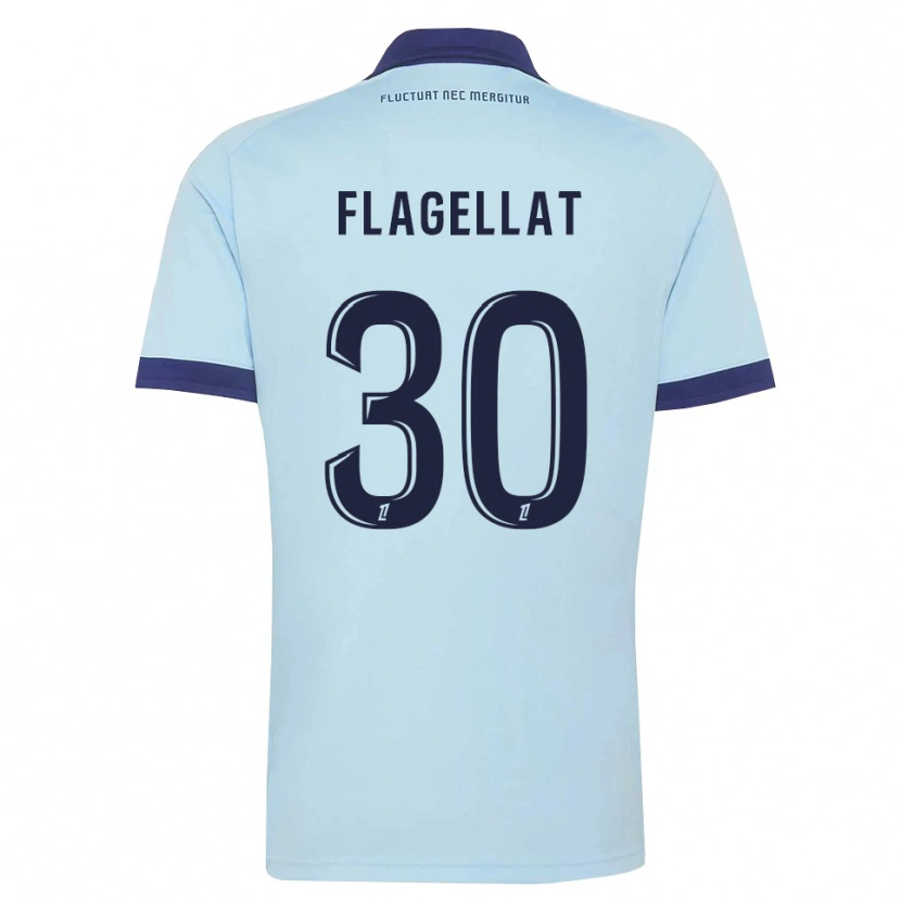 Danxen Herren Alizée Flagellat #30 Kornblumenblau Schwarz Auswärtstrikot Trikot 2026/27 T-Shirt Schweiz