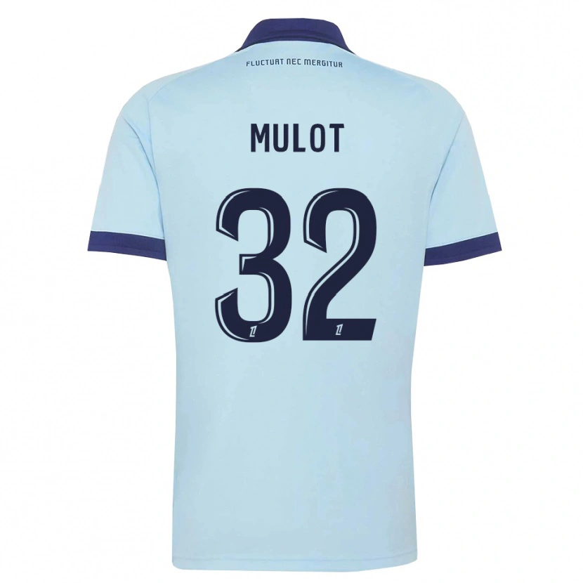 Danxen Herren Marie Mulot #32 Kornblumenblau Schwarz Auswärtstrikot Trikot 2026/27 T-Shirt Schweiz